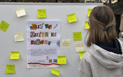 Una cama en el campus para reivindicar el sueño de las personas sin hogar